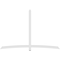 Ekena Millwork Bellingham Architectural Grade PVC Gable Bracket, 108"W x 72"H x 2"D x 4"F, 16/12 Pitch GBP108X72X0204BEL00 - alternate 3
